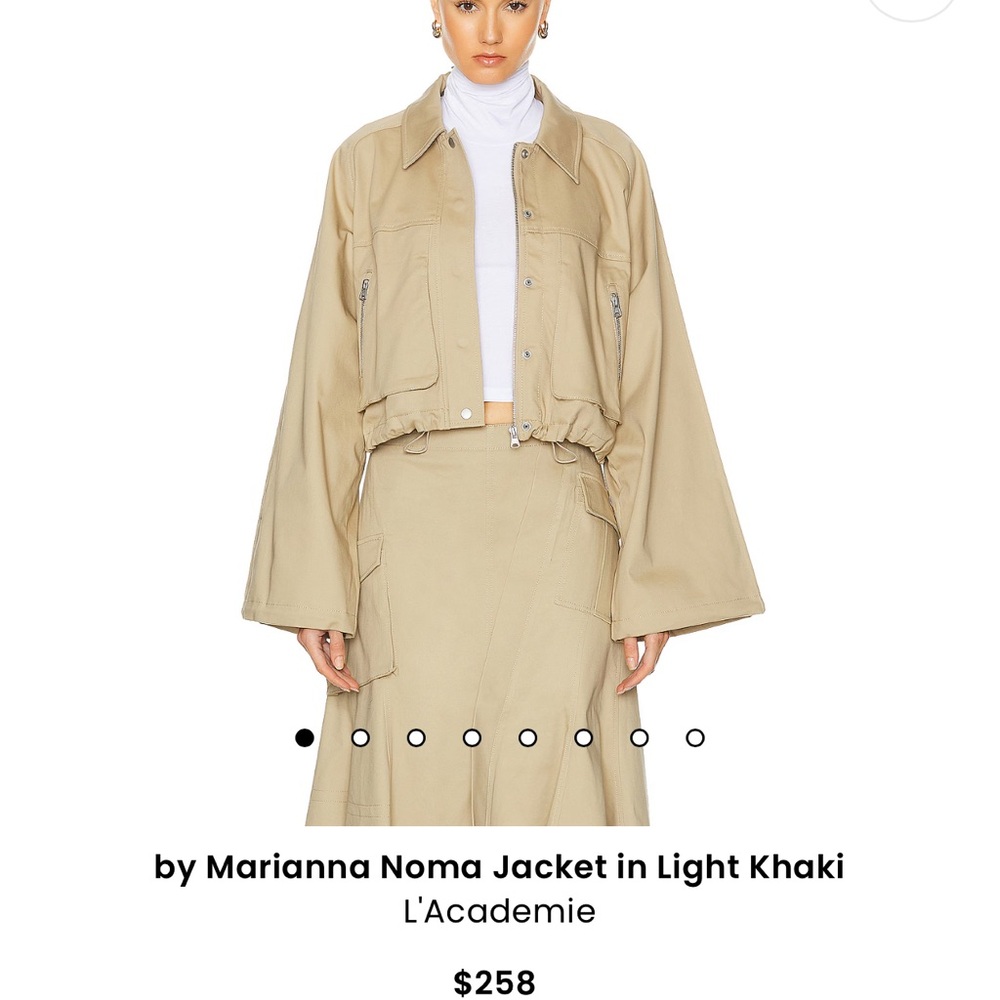 Brand new- by Marianna Noma Jacket in Light Khaki
L'Academie